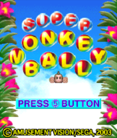 Super Monkey Ball - Screenshot - Game Title