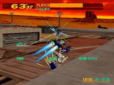 Cyber Troopers Virtual-On - Screenshot - Gameplay