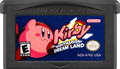 Kirby: Nightmare in Dream Land - Cart - Front Image