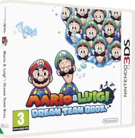 Mario & Luigi: Dream Team - Box - 3D