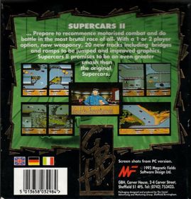 Super Cars II - Box - Back