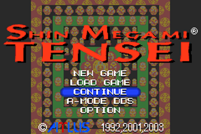 Shin Megami Tensei - Screenshot - Game Title