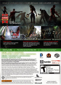Injustice: Gods Among Us - Box - Back