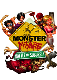 Monster Madness: Battle for Suburbia - Clear Logo