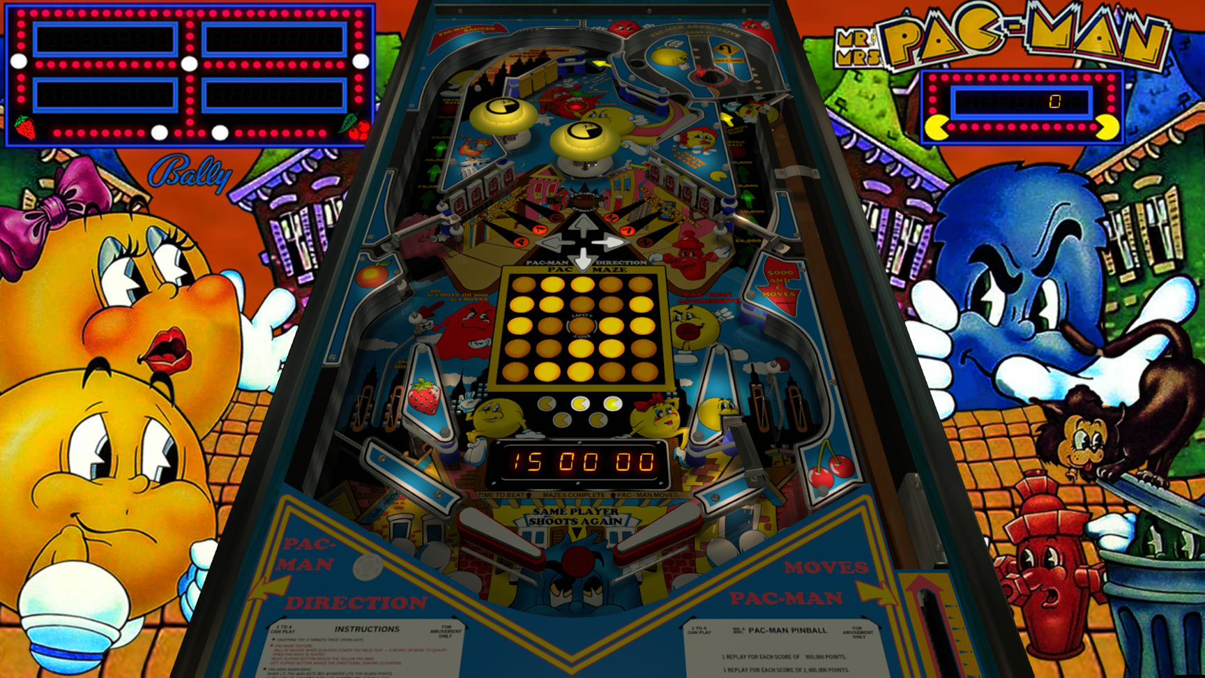 Mr. & Mrs. Pac-Man Pinball