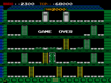 Vs. Wrecking Crew - Screenshot - Game Over