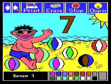 The Sesame Street Crayon: Numbers Count - Screenshot - Gameplay