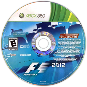 F1 2012 - Disc