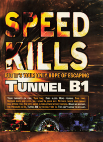 Tunnel B1 - Advertisement Flyer - Front