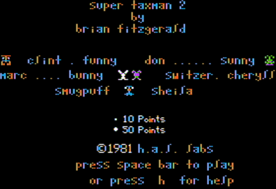 Super Taxman 2 - Screenshot - Game Title