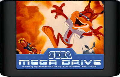 Bubsy II - Fanart - Cart - Front