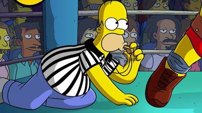 The Simpsons Wrestling - Fanart - Background