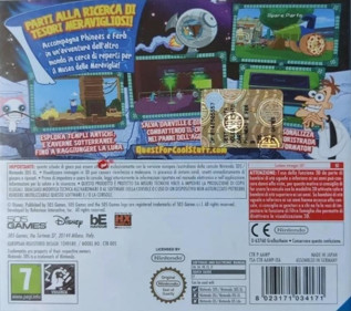 Phineas and Ferb: Quest for Cool Stuff - Box - Back