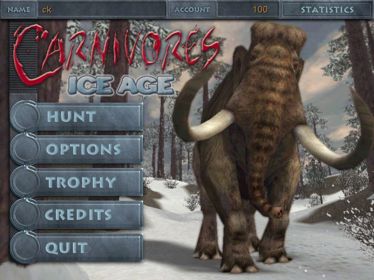 Carnivores: Ice Age - Screenshot - Game Select
