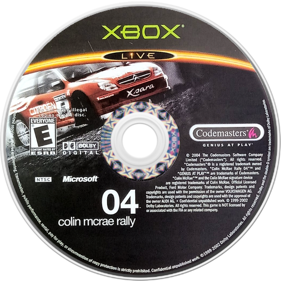 Colin Mcrae Rally 04 - Disc