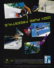 Amped: Freestyle Snowboarding - Advertisement Flyer - Front