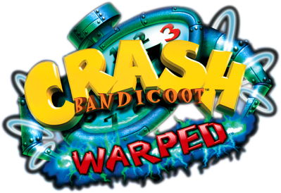 Crash Bandicoot: Warped - Clear Logo