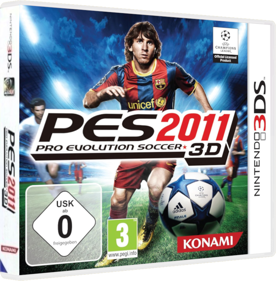 PES 2011: Pro Evolution Soccer 3D - Box - 3D
