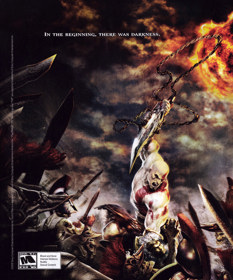 God of War: Chains of Olympus - Advertisement Flyer - Front