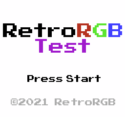 RetroRGB Test
