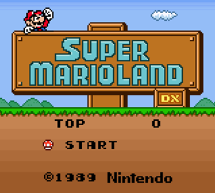 Super Mario Land DX - Screenshot - Game Title Image