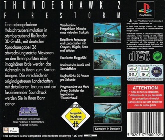 Thunder Strike 2 - Box - Back