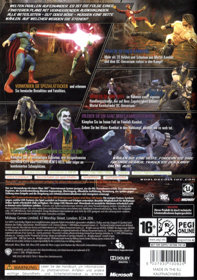 Mortal Kombat vs. DC Universe - Box - Back