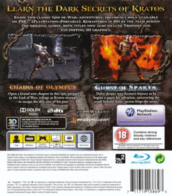 God of War Origins Collection - Box - Back