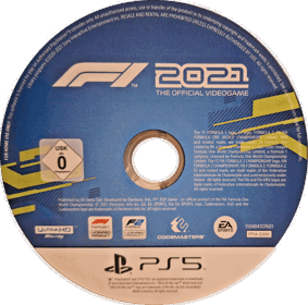 F1 2021: The Official Videogame - Disc