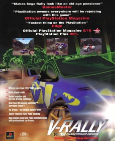 V-Rally 97 Championship Edition - Advertisement Flyer - Front