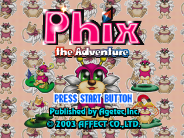 Phix: The Adventure - Screenshot - Game Title Image
