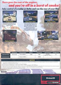 Sega Rally Championship - Box - Back