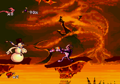 Earthworm Jim: Special Edition - Screenshot - Gameplay Image