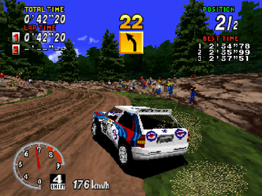 Sega Rally Championship - Screenshot - Gameplay