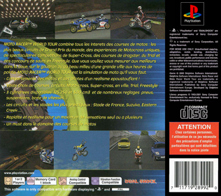 Moto Racer World Tour - Box - Back