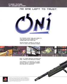 Oni - Advertisement Flyer - Front