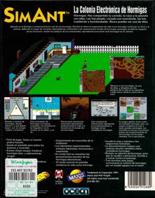 SimAnt: The Electronic Ant Colony - Box - Back
