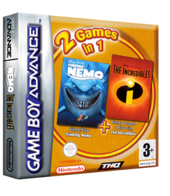 2 Games in 1: Finding Nemo + The Incredibles - Box - 3D