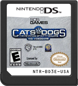 Cats & Dogs: The Revenge of Kitty Galore: The Videogame - Cart - Front Image