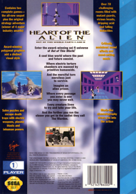 Heart of the Alien: Out of This World Parts I and II - Box - Back Image