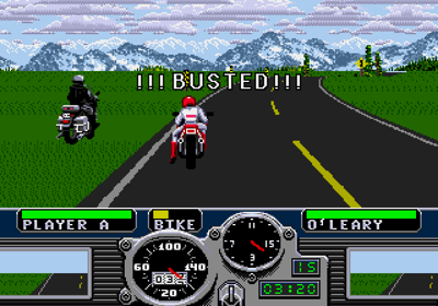 Road Rash - Screenshot - Game Over