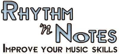 Rhythm 'n Notes: Improve Your Music Skills - Clear Logo Image