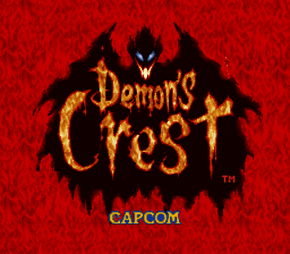 Demon's Crest - Screenshot - Game Title