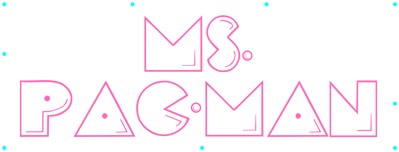 Ms. Pac-Man - Clear Logo