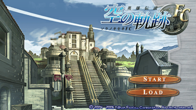 The Legend of Heroes: Trails in the Sky FC - Screenshot - Game Title Image