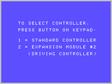 Bump 'n' Jump - Screenshot - Game Select