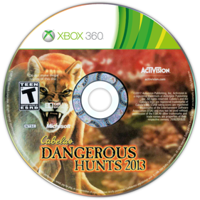 Cabela's Dangerous Hunts 2013 - Disc Image