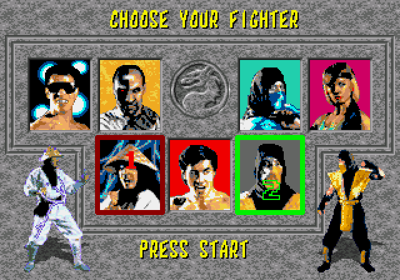 Mortal Kombat - Screenshot - Game Select