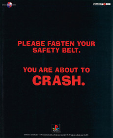 Crash Bandicoot 2: Cortex Strikes Back - Advertisement Flyer - Front