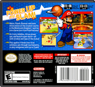 Mario Hoops 3 on 3 - Box - Back - Reconstructed